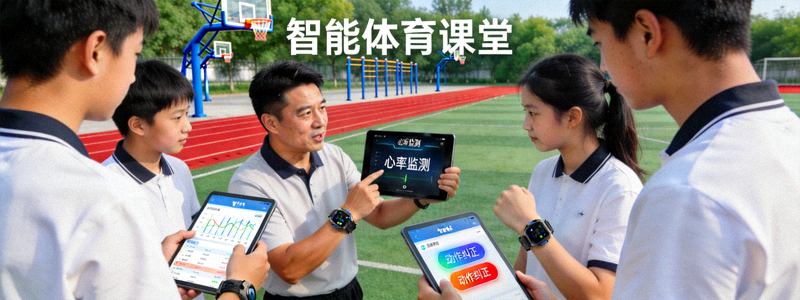 学校体育课堂使用智能设备进行教学